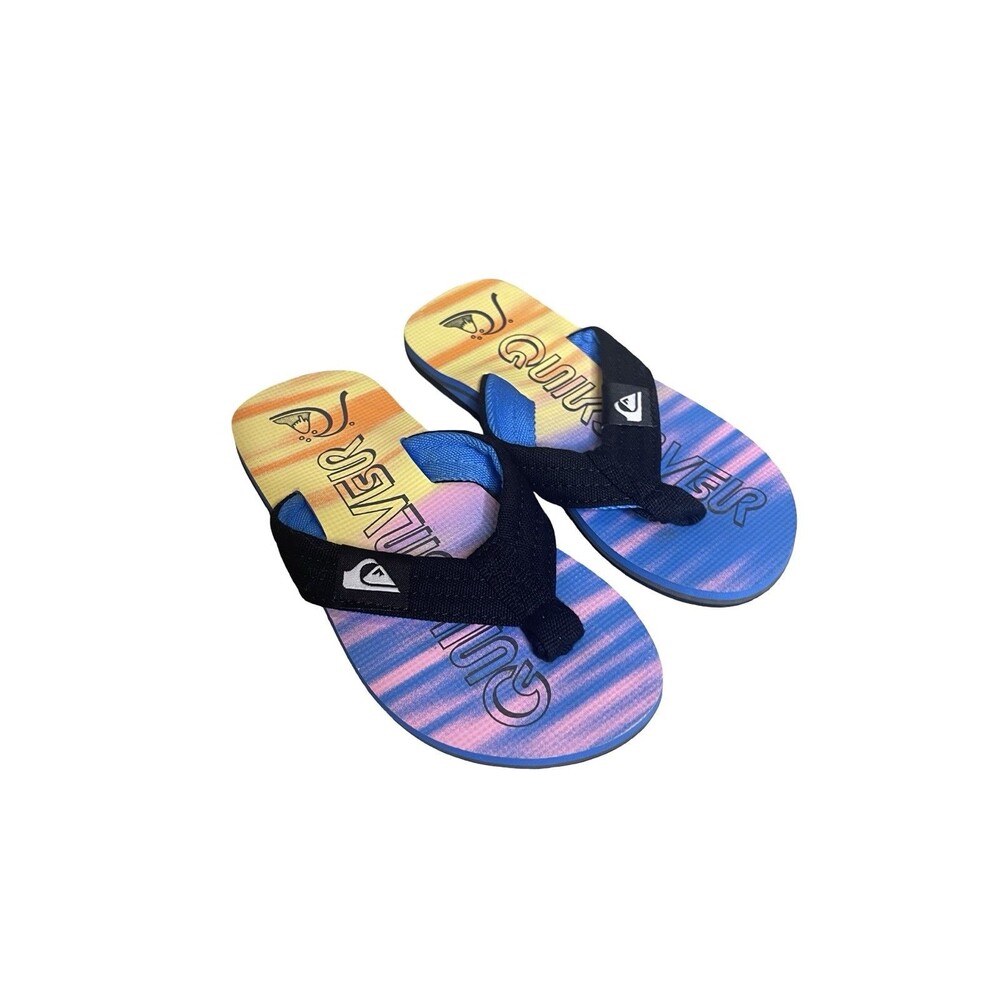 Quiksilver Kids Molokai Layback Flip Flops Sandal Youth Size 1